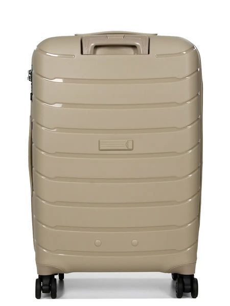 Polypropylene suitcase France medium M champagne | 67x45x26 cm | 69 l | Weight: 3.8 kg | Snowball 61303 61303-M фото