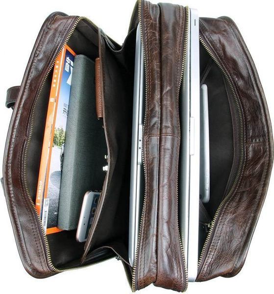 Bag Vintage 14539 made of genuine leather Brown 14539 фото