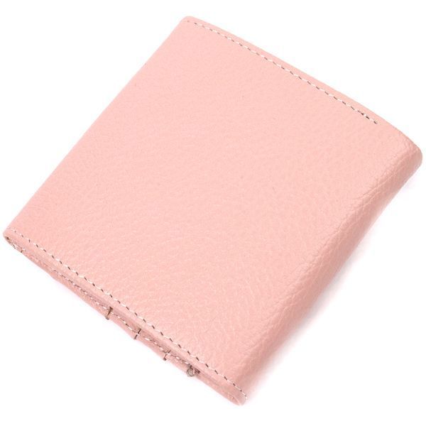 Compact women's leather wallet with coin holder KARYA 21375 Powder 21375 фото