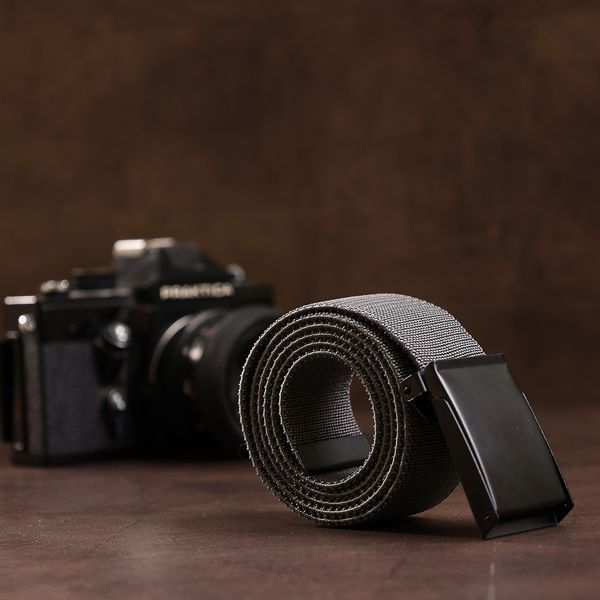 Textile belt for men Vintage 20578 Gray 20578 фото