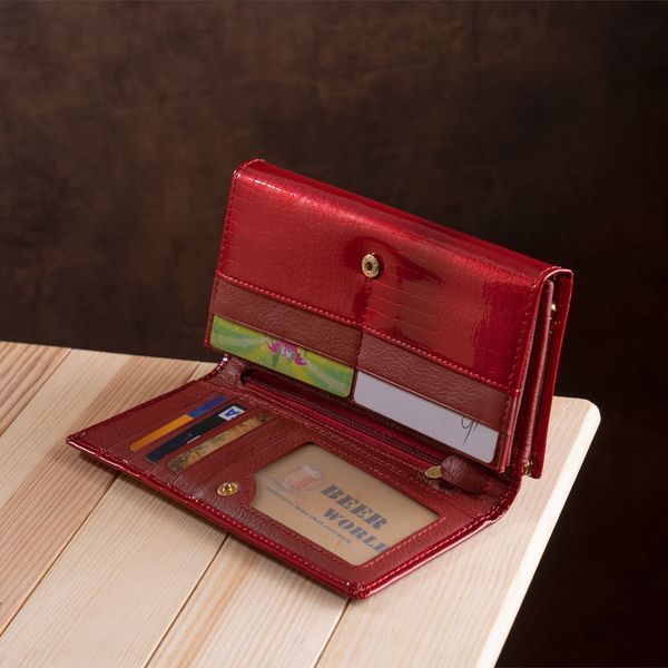 Кошелек женский ST Leather 18395 (S3001A) красивый Красный 18395 фото
