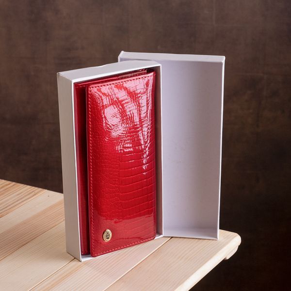 Кошелек женский ST Leather 18395 (S3001A) красивый Красный 18395 фото