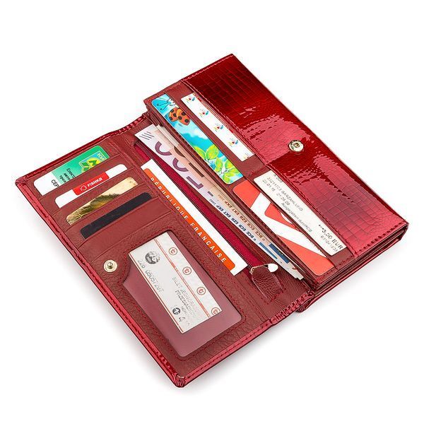 Кошелек женский ST Leather 18395 (S3001A) красивый Красный 18395 фото