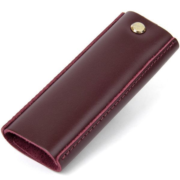 Stylish leather key holder GRANDE PELLE 11348 Burgundy 11348 фото