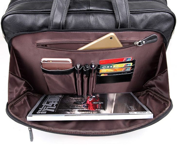 Men's bag Vintage 14398 for a 17-inch laptop Black 20256 фото