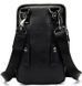 Compact genuine leather bag Vintage 14811 Black 14811 фото 2