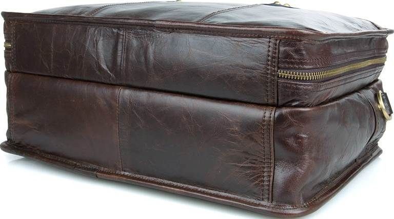 Bag Vintage 14539 made of genuine leather Brown 14539 фото