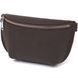Matte leather banana boat Shvigel 16381 Brown 16381 фото 1