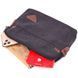Comfortable men's textile purse 21258 Vintage Black 21258 фото 6