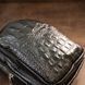Shoulder bag with reptile skin embossing Vintage 20506 Black 20506 фото 7
