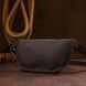 Matte leather banana boat Shvigel 16381 Brown 16381 фото 7
