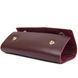 Stylish leather key holder GRANDE PELLE 11348 Burgundy 11348 фото 4
