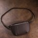 Matte leather banana boat Shvigel 16381 Brown 16381 фото 8