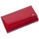 Женский лаковый кошелек F. Leather Collection AL-AE46 Красный AE 46-3 фото 5