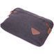 Comfortable men's textile purse 21258 Vintage Black 21258 фото 3