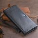 Кошелек-клатч из кожи с карманом для мобильного ST Leather 19310 Черный 19310 фото 9
