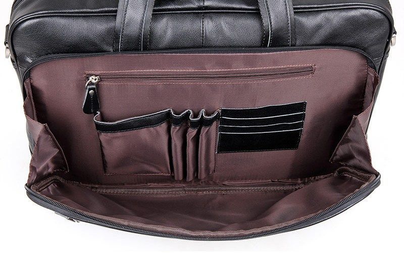 Men's bag Vintage 14398 for a 17-inch laptop Black 20256 фото