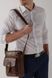 Men's bag Vintage 14638 made of vintage leather Red 14638 фото 4