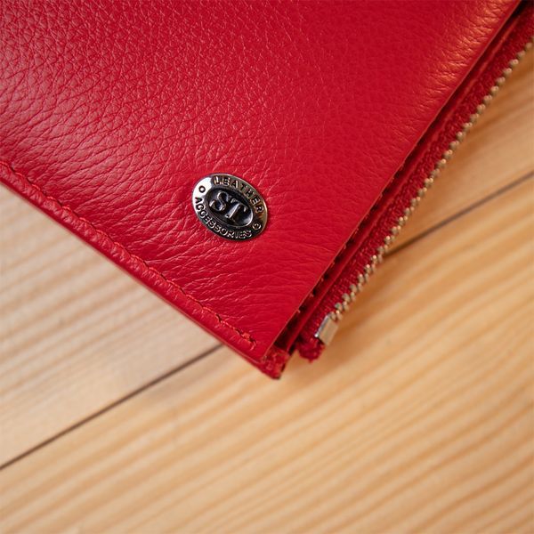 Яркий женский кошелек-клатч ST Leather&nbsp;19374 Красный 19374 фото