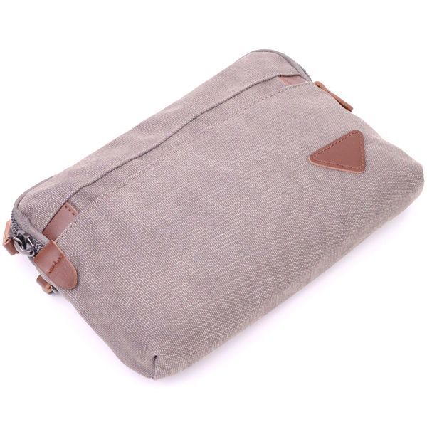 Men's roomy textile badge 21259 Vintage Gray 21259 фото