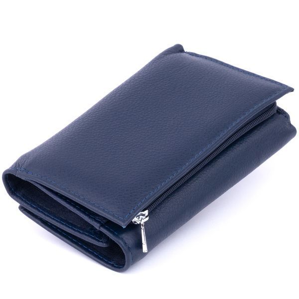 Кошелек горизонтальный с монетником на молнии унисекс ST Leather 19360 Синий 19360 фото