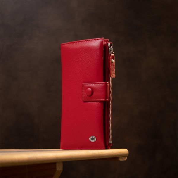 Яркий женский кошелек-клатч ST Leather&nbsp;19374 Красный 19374 фото