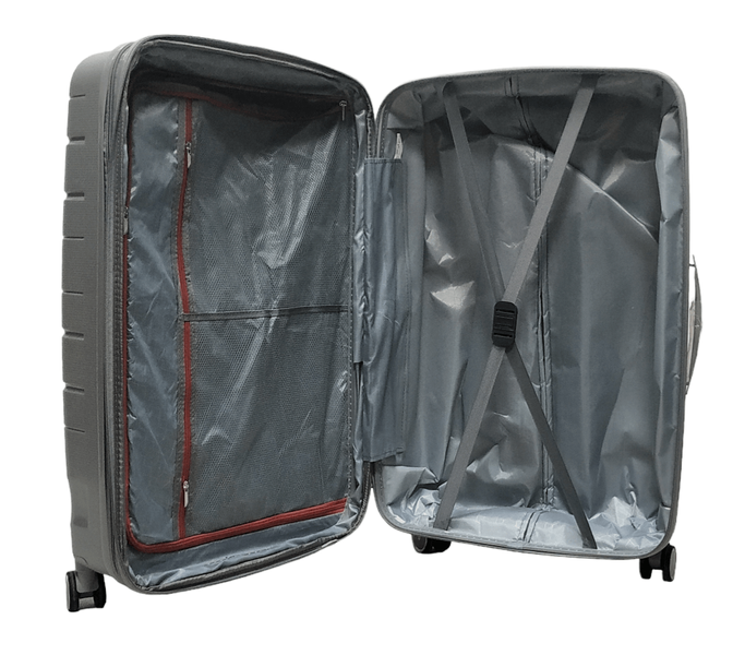 Чемодан Milano bag 0306 Большой L Серебряный 0306/71/49 фото