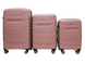 Чемодан Worldline Airtex 282 Розовое золото Комплект чемоданов 282/66/68 фото 1