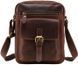 Men's bag Vintage 14638 made of vintage leather Red 14638 фото 2