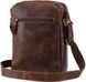 Men's bag Vintage 14638 made of vintage leather Red 14638 фото 3