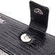 Patent women's wallet made of genuine textured leather KARYA 21031 Black 21031 фото 3