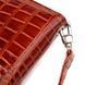 Beautiful wallet for women made of genuine textured crocodile leather CANPELLINI 21620 Cognac 21620 фото 3