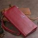 Кошелек-клатч из кожи с карманом для мобильного ST Leather 19311 Бордовый 19311 фото 9