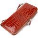 Beautiful wallet for women made of genuine textured crocodile leather CANPELLINI 21620 Cognac 21620 фото 1