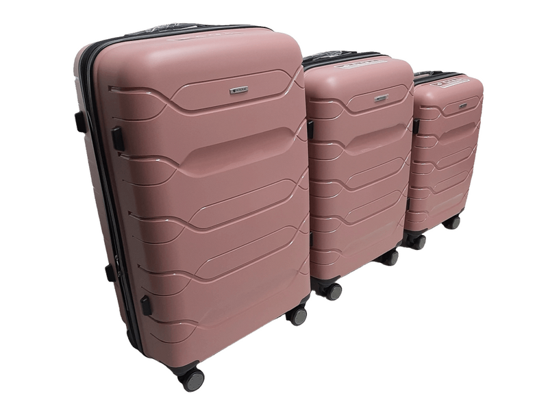 Чемодан Worldline Airtex 282 Розовое золото Комплект чемоданов 282/66/68 фото