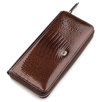 Кошелек женский ST Leather 18438 (S7001A) многофункциональный Коричневый 18438 фото