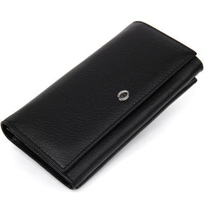 Добротний жіночий гаманець ST Leather 19375 Чорний 19375 фото