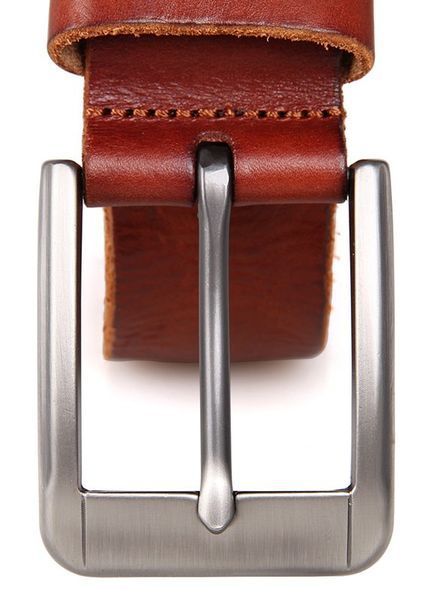 Men's belt Vintage 14400 for jeans Brown 20259 фото