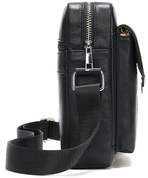 Compact leather bag Vintage 20030 Black 20030 фото