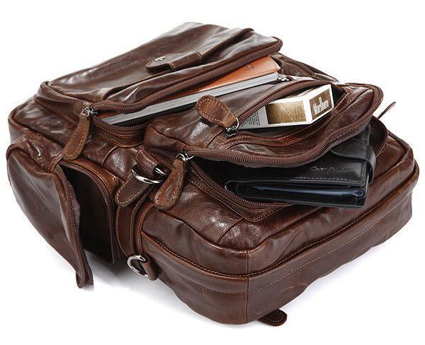 Backpack Vintage 14232 leather Brown 20147 фото