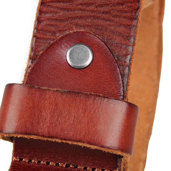 Men's belt Vintage 14400 for jeans Brown 20259 фото