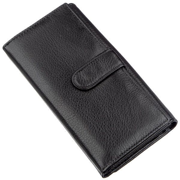 Жіночий гаманець з візитницею ST Leather 18881 Чорний 18881 фото