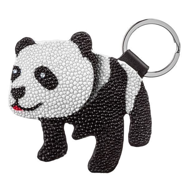 Keychain souvenir STINGRAY LEATHER 18123 made of genuine stingray leather Black 18123 фото