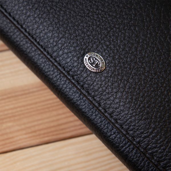 Добротный женский кошелек ST Leather&nbsp;19375 Черный 19375 фото