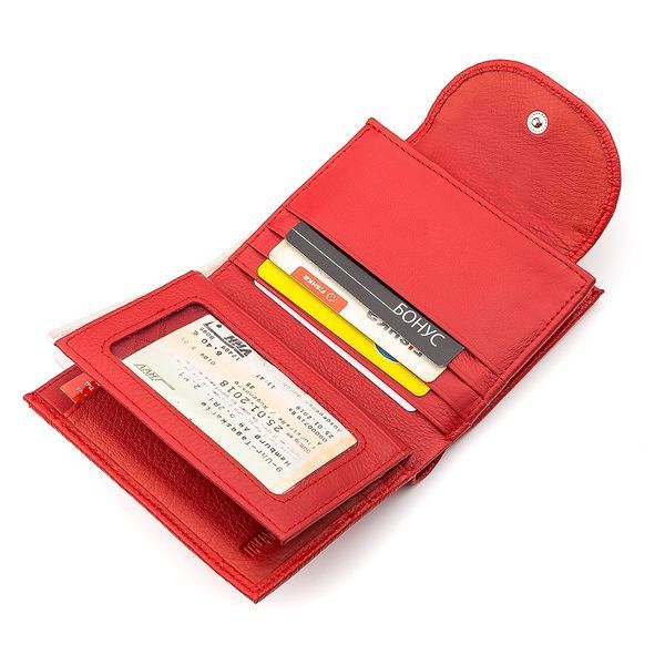 Кошелек женский ST Leather 18410 (ST410) кожаный Красный 18410 фото