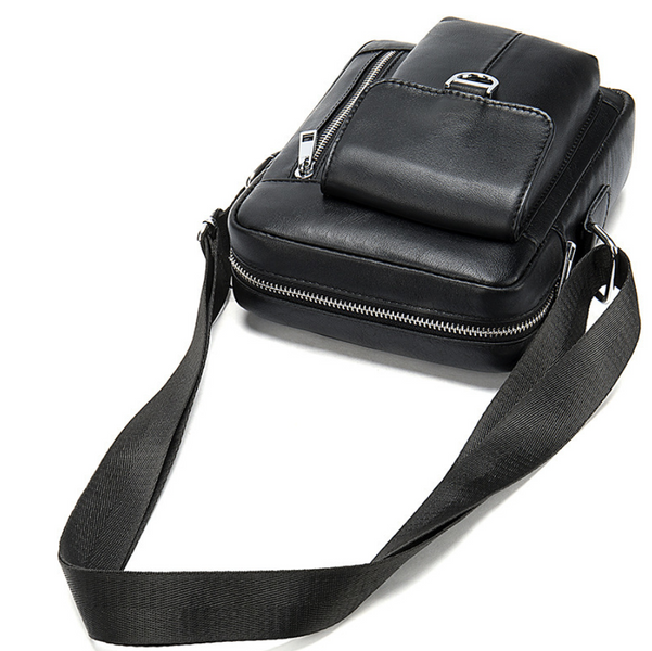 Compact leather bag Vintage 20030 Black 20030 фото