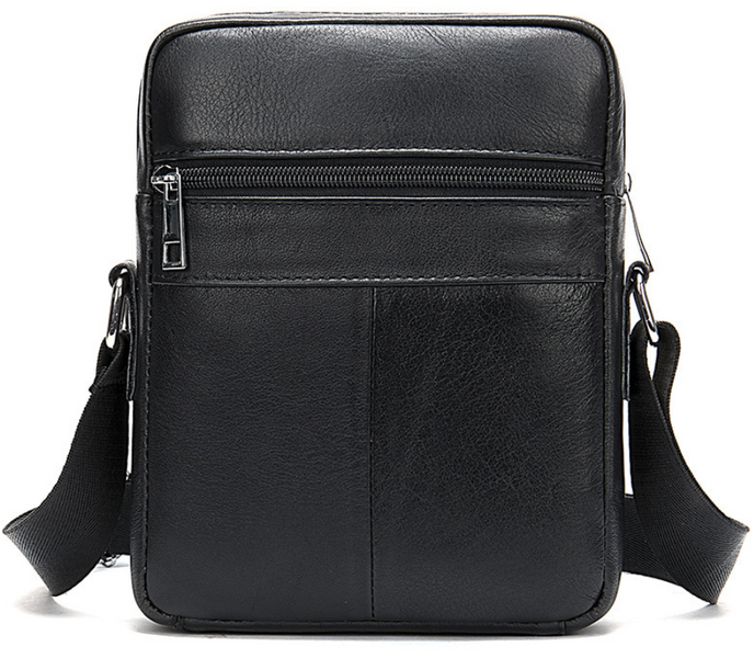 Compact leather bag Vintage 20030 Black 20030 фото
