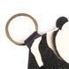 Keychain souvenir STINGRAY LEATHER 18123 made of genuine stingray leather Black 18123 фото 3