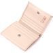 Small women's wallet with coin holder made of genuine leather KARYA 21377 Milk 21377 фото 3