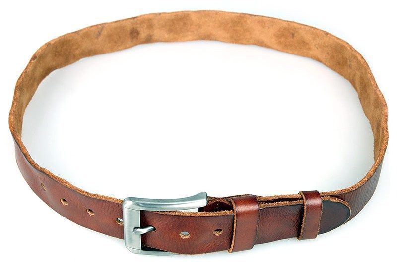 Men's belt Vintage 14400 for jeans Brown 20259 фото